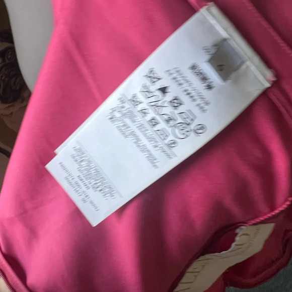 VALENTINO Pink Asymmetrical Technocouture Mini Dress, size 6 - Picture 11 of 11